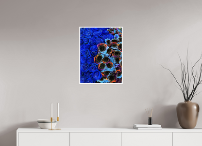 Indulge in the Dramatic Beauty of "Heavy Roses" - photo print