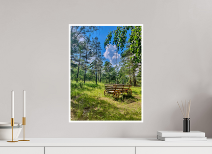 A Pop of Vintage Charm: "Wheels on Green" - photo print