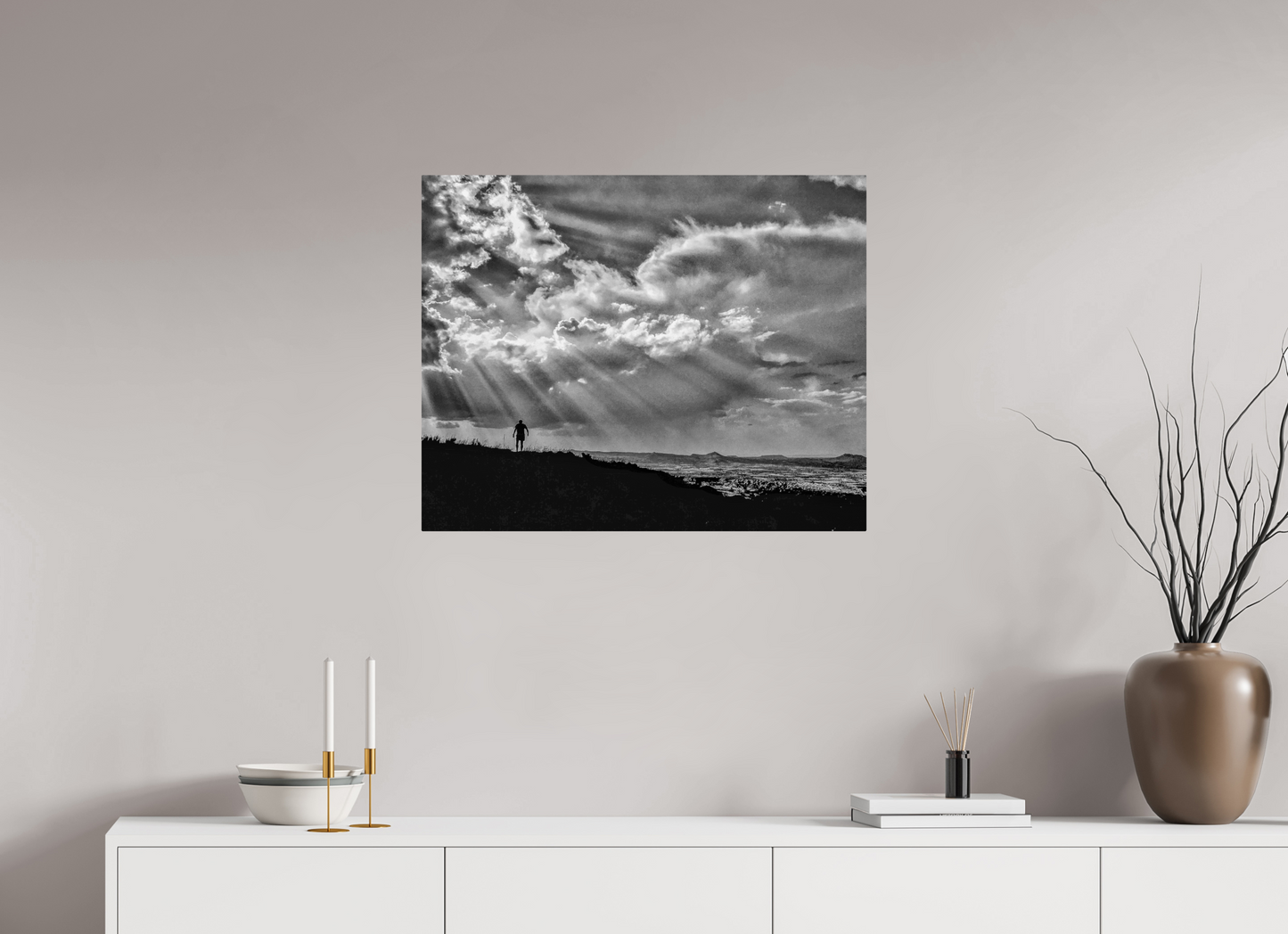 30 x 24″, ChromaLuxe HD Metal Print Feel the Rush of the Wild: "Trail Run" - photo print