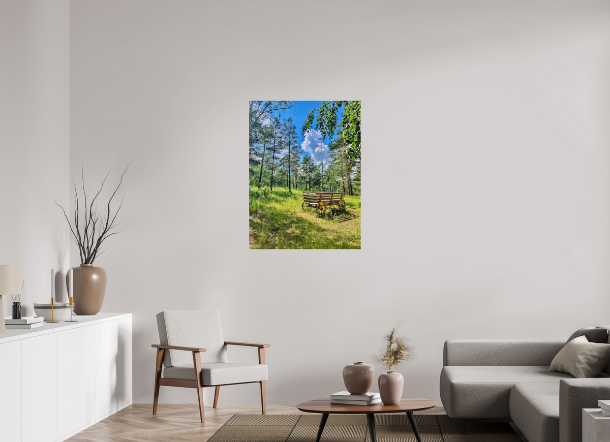 30 x 40″, Print for Indoors Photo print of "Wheels on Green" by Luvinans