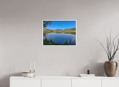 Capture the Serenity of "Lake Eymir": A Moment of Tranquility for Your Walls - photo print