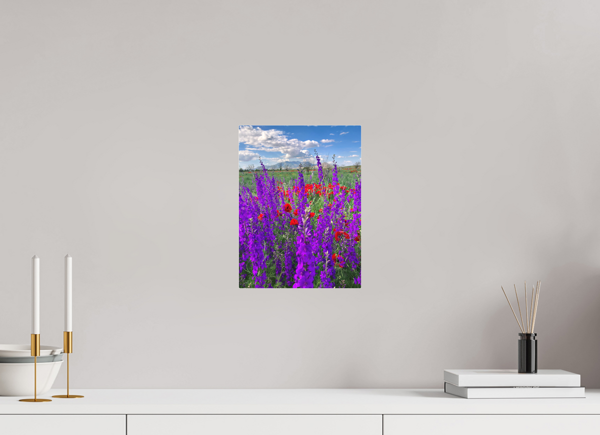 9 x 12″, Print for Indoors Photo print of "Tall Purple Larkspul" by Luvinans