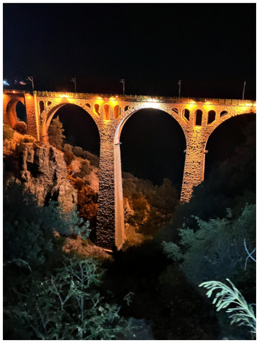 Main image Cross into History: The Legendary "Varda Bridge" - photo print