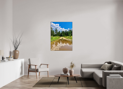 Walk the Line Between Earth and Sky: "Mirror Path" - photo print
