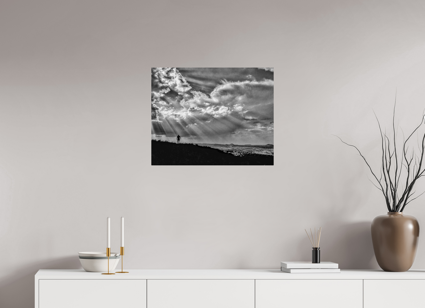 25 x 20″, ChromaLuxe HD Metal Print Feel the Rush of the Wild: "Trail Run" - photo print