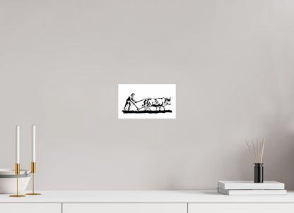 A Homage to Diligence: "The Raw Effort" - illustration print