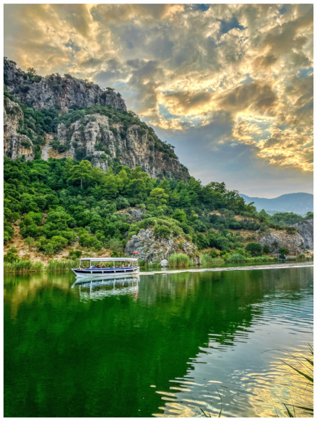 Main image Glide Through Ancient Wonders: "Dalyan Channel" - photo print