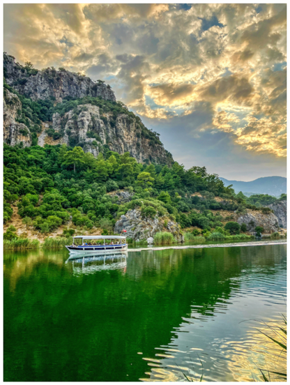 Main image Glide Through Ancient Wonders: "Dalyan Channel" - photo print