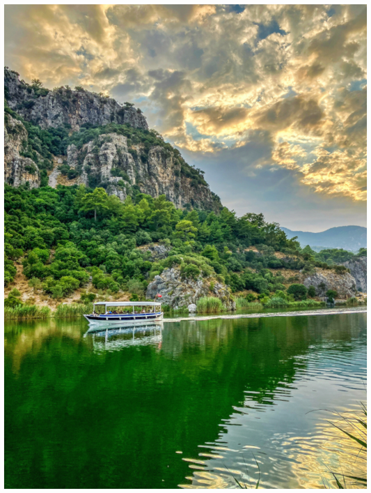 Main image Glide Through Ancient Wonders: "Dalyan Channel" - photo print