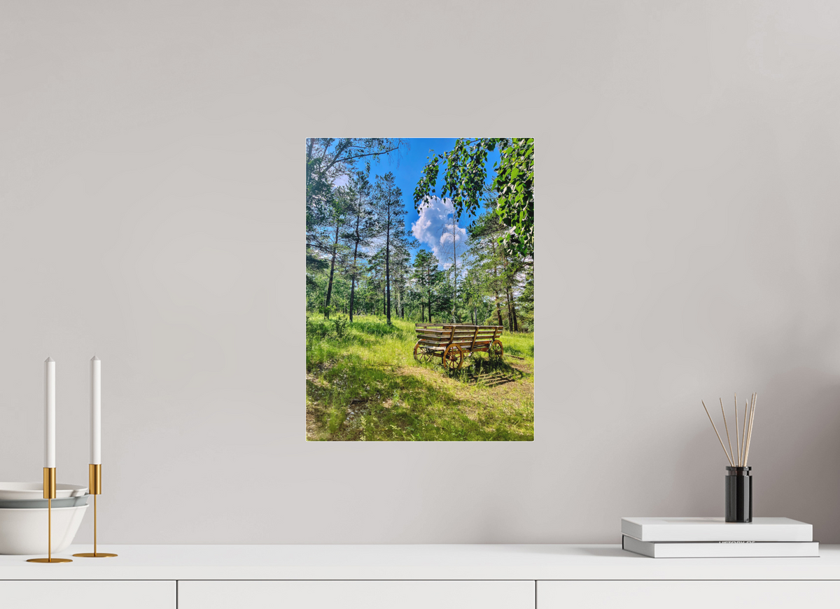 12 x 16″, Print for Indoors Photo print of "Wheels on Green" by Luvinans