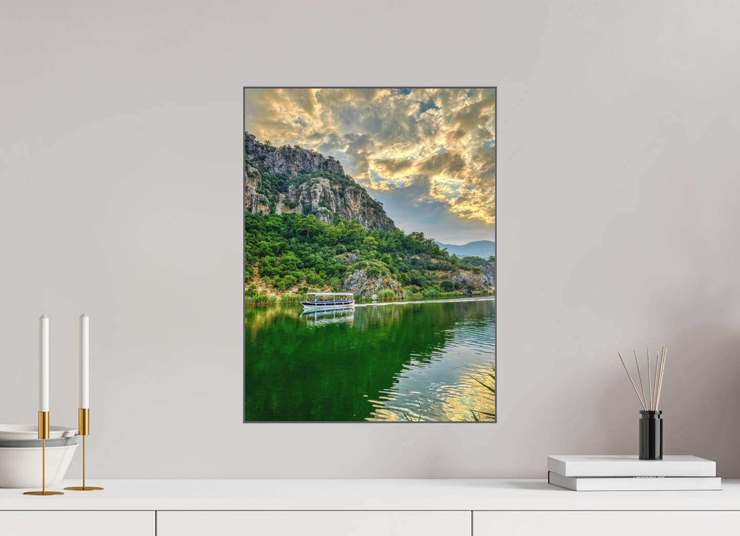 Glide Through Ancient Wonders: "Dalyan Channel" - photo print