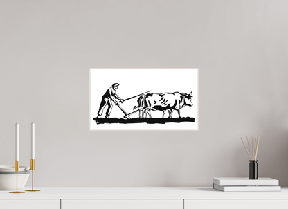 A Homage to Diligence: "The Raw Effort" - illustration print