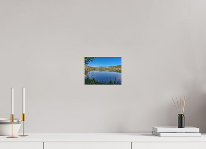 Capture the Serenity of "Lake Eymir": A Moment of Tranquility for Your Walls - photo print