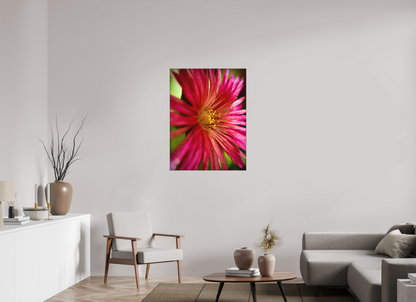 Witness the Ephemeral Art of Winter: "Close-up Trailing Ice Flower" - photo print