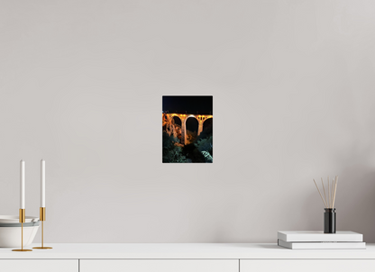 Cross into History: The Legendary "Varda Bridge" - photo print