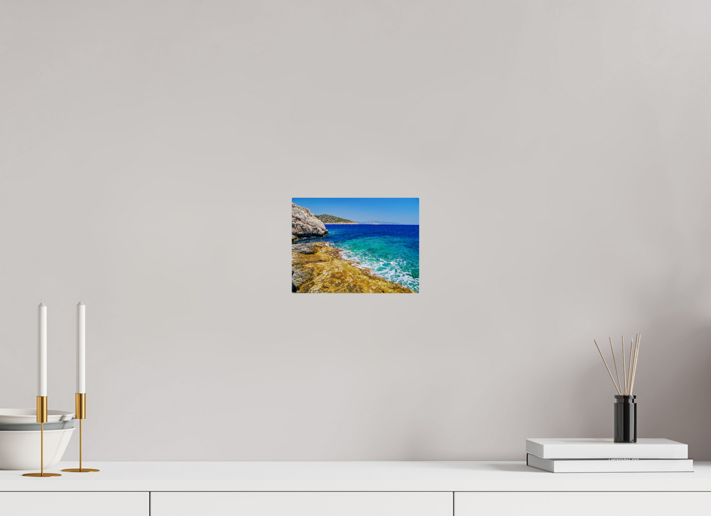 Dive into the Azure Dream: "Mediterranean Sea" - photo print