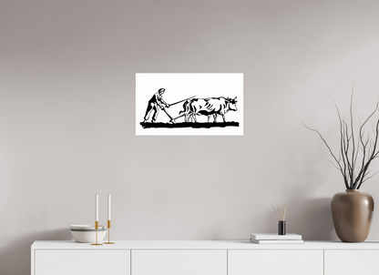 A Homage to Diligence: "The Raw Effort" - illustration print