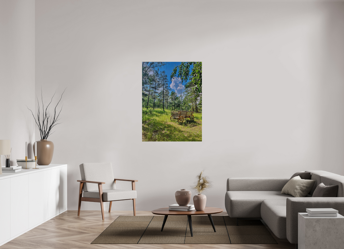 36 x 48″, Print for Outdoors Photo print of "Wheels on Green" by Luvinans