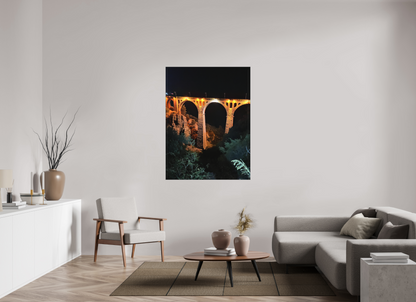 Cross into History: The Legendary "Varda Bridge" - photo print