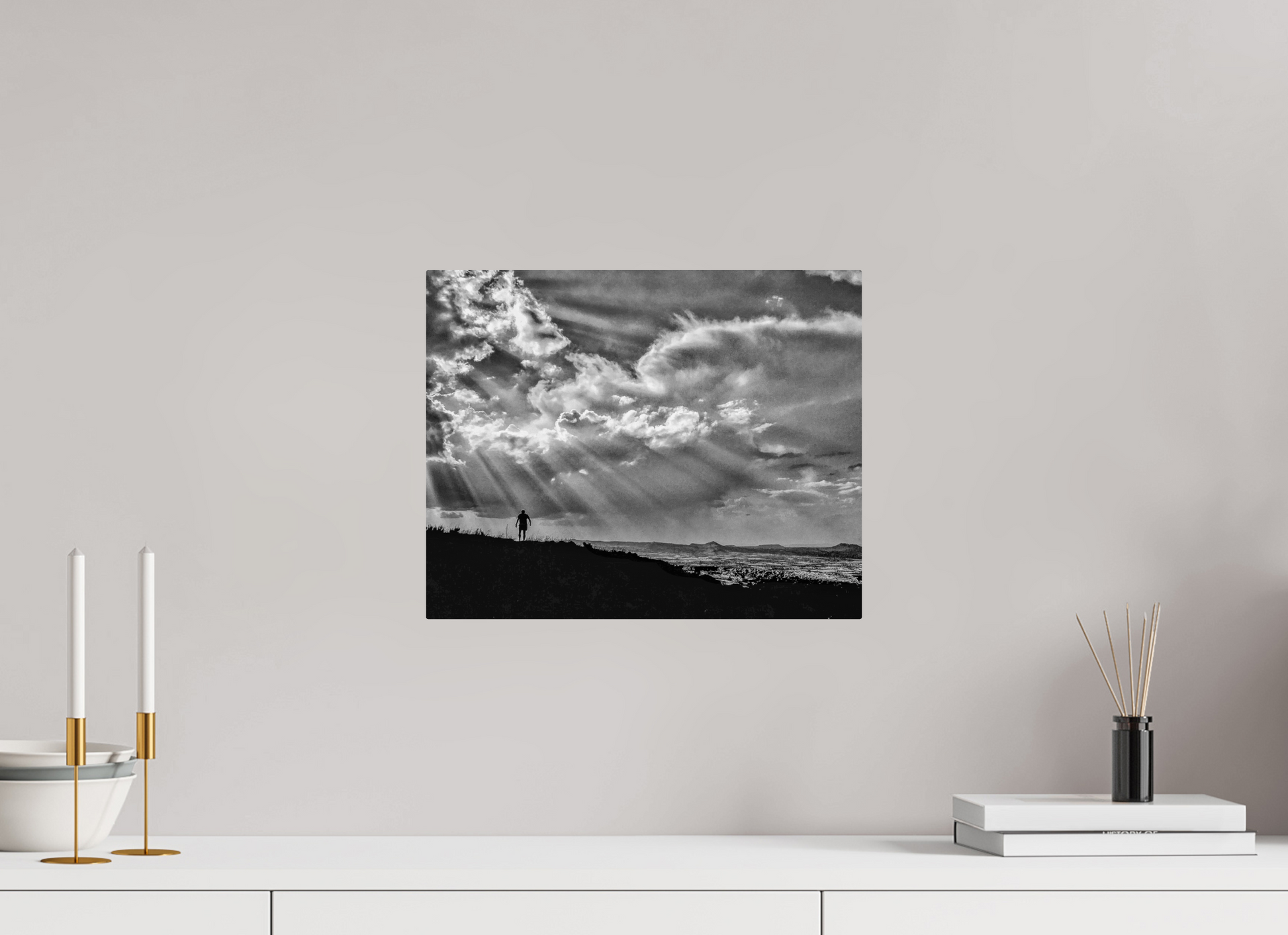 15 x 12″, ChromaLuxe HD Metal Print Feel the Rush of the Wild: "Trail Run" - photo print