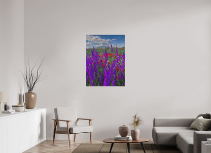 30 x 40″, Print for Outdoors Photo print of "Tall Purple Larkspul" by Luvinans